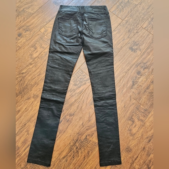 Foxy Jeans pull-on jeggings coated black - Picture 5 of 6